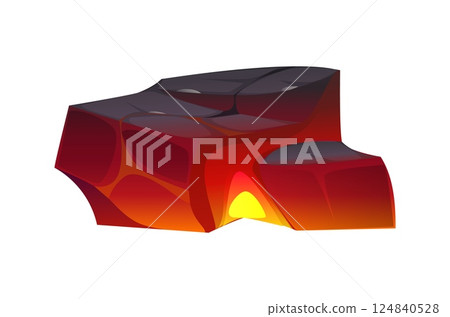 Barbecue burn fiery ember, cartoon charcoal one piece. BBQ grill burnt ember charcoal, barbecue burning coal isolated vector piece. Firewood ablaze red charcoal or bonfire fiery hot fossil fuel Barbecue burn fiery ember, cartoon charcoal one piece. BBQ grill burnt ember charcoal, barbecue burning coal isolated vector piece. Firewood ablaze red charcoal or bonfire fiery hot fossil fuel 124840528