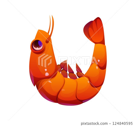 Cartoon underwater font shrimp letter U. Aquatic nature creature latin alphabet element, sea life animal isolated vector ABC font symbol or underwater wildlife English typeset letter Cartoon underwater font shrimp letter U. Aquatic nature creature latin alphabet element, sea life animal isolated vector ABC font symbol or underwater wildlife English typeset letter 124840595