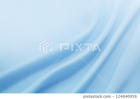 Draped background material_light blue 124840959
