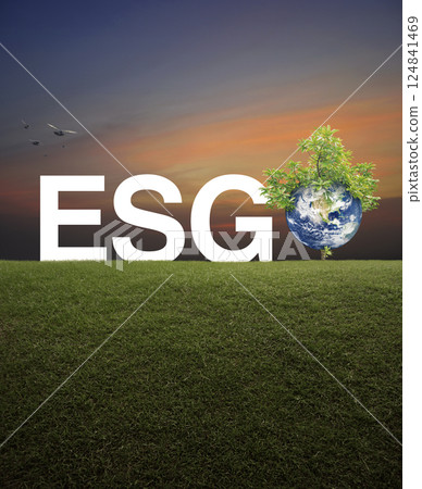 Environmental Social Corporate Governance concept, Save the earth concept, Elements of this image furnished by NASA Environmental Social Corporate Governance concept, Save the earth concept, Elements of this image furnished by NASA 124841469
