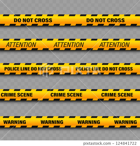 Yellow and Black Warning Tape with Do Not Cross Text Vector Yellow and Black Warning Tape with Do Not Cross Text Vector 124841722