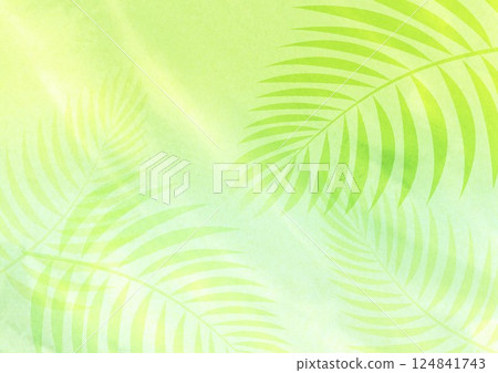 棕櫚剪影背景 124841743