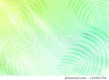 Palm silhouette background 124841744