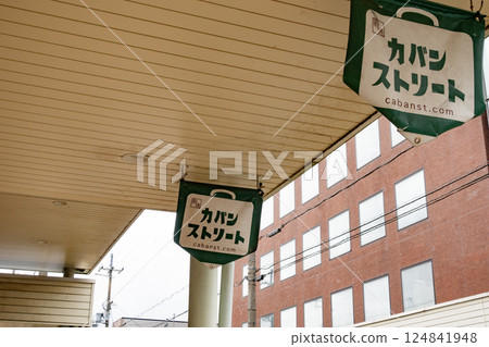 Bag Street in Toyooka City, Hyogo Prefecture Bag Street in Toyooka City, Hyogo Prefecture 124841948
