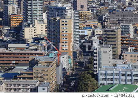 the Residential and Commercial Buildings in Tokyo Japan Dec 8 2024 the Residential and Commercial Buildings in Tokyo Japan Dec 8 2024 124842332