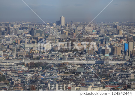 Aerial View of Modern Cityscape With High Rise Buildings Dec 8 2024 124842444