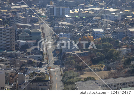 the Residential and Commercial Buildings in Tokyo Japan Dec 8 2024 124842487