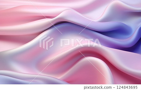 Colorful Silk Fabric Background. Soft and Smooth Satin Background 124843695