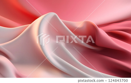 Colorful Silk Fabric Background. Soft and Smooth Satin Background 124843700