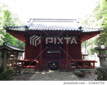 Senba Toshogu Shrine (hall of worship) in Kawagoe City Senba Toshogu Shrine (hall of worship) in Kawagoe City 124843750