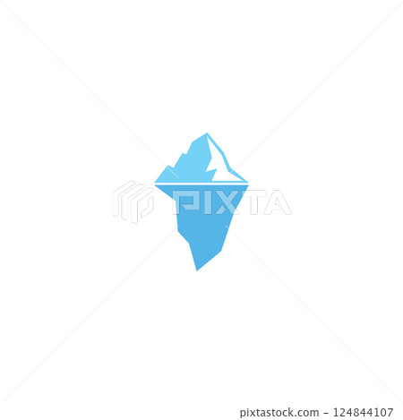 Ice Berg icon Vector Illustration design Logo template Ice Berg icon Vector Illustration design Logo template 124844107