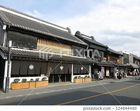 川越市一番街的倉庫式街景（大澤家住宅、笛木醬油、杉養蜂園附近） 124844480