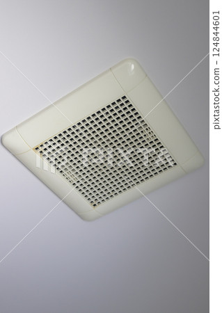 Exhaust fan before cleaning (bathroom) Exhaust fan before cleaning (bathroom) 124844601