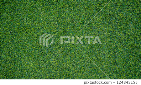 Green grass background, top view background of garden bright grass concept Green grass background, top view background of garden bright grass concept 124845153