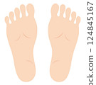 腳底的例證 腳底的例證 124845167