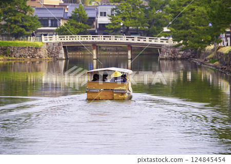 Horikawa Pleasure Boat at Matsue Castle Horikawa Pleasure Boat at Matsue Castle 124845454