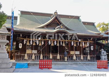 Yasaka Shrine, next to Kokura Castle, Kitakyushu City, Fukuoka Prefecture 124848405