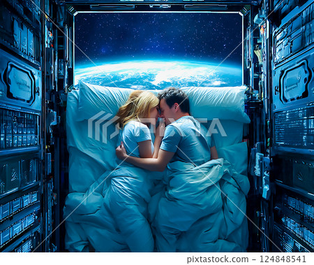 太空酒店圖片素材 124848541