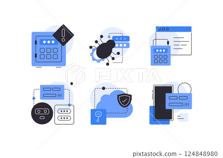 Cyber security. Scam and phishing 124848980