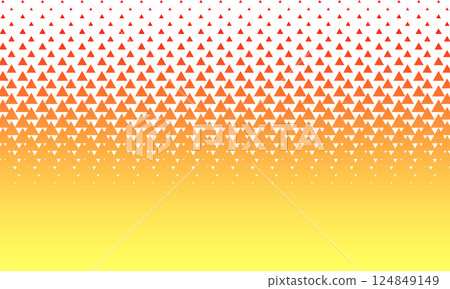 Triangle halftone with orange to red gradient Triangle halftone with orange to red gradient 124849149
