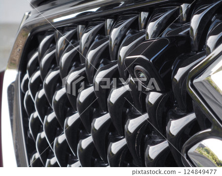 前置鏡頭，捕捉汽車前方的景象 124849477