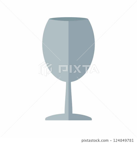 Wine Glass icon vector image. Suitable for mobile apps, web apps and print media. 124849781
