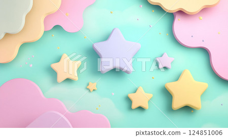 多彩的星星壁紙 124851006