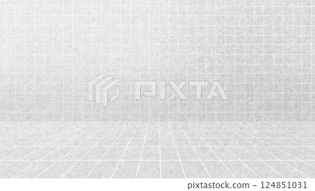 Gray tiled room concrete 124851031