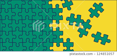 益智遊戲插圖。 124851057