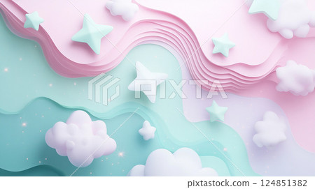 Colorful star seamless pattern Colorful star seamless pattern 124851382