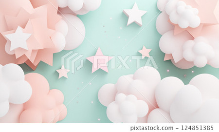 Colorful star seamless pattern Colorful star seamless pattern 124851385