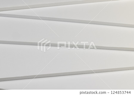 modern white paper and foam material for creative work 124853744