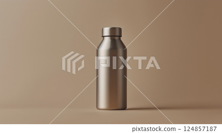 簡約設計的金屬水瓶 124857187