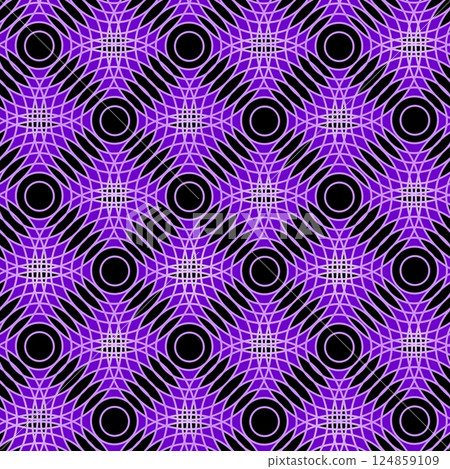 seamless geometric pattern with wavy lines 124859109