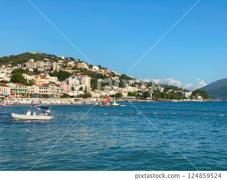 View of the coastal city of Herceg Novi 124859524