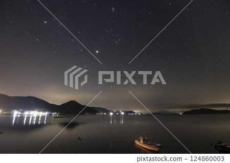Autumn starscape in Setouchi rising Orion 124860003