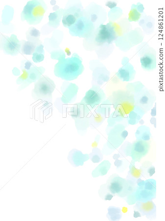 Blue illumination-like watercolor blurred background illustration 124861201