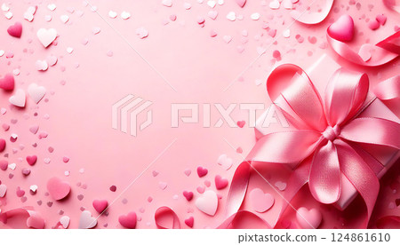 Bouquet of carnations on a pink background. Mother's Day image. Expressing gratitude. Bouquet of carnations on a pink background. Mother's Day image. Expressing gratitude. 124861610