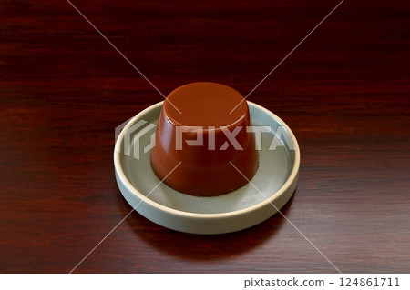 自製巧克力布丁 124861711