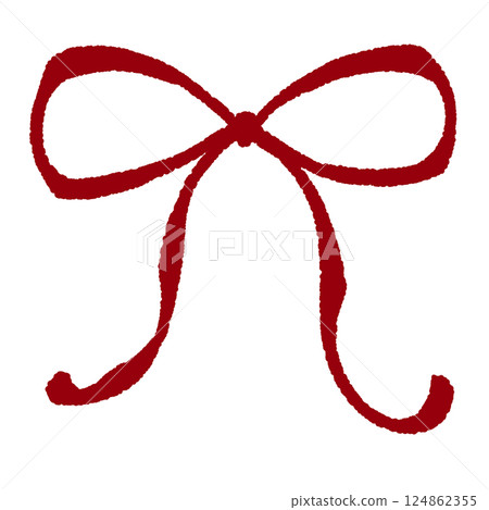 simple ribbon illustration 124862355