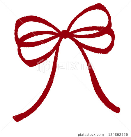 simple ribbon illustration 124862356