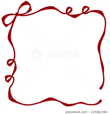 simple ribbon illustration 124862360