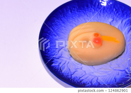 Traditional Japanese sweets: pale pink fresh confections Traditional Japanese sweets: pale pink fresh confections 124862901