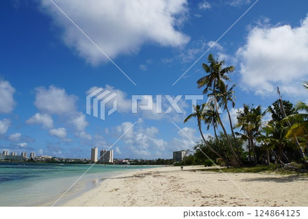 關島阿魯潘海灘風景 124864125