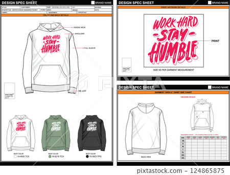 WINTER HOODIE KANGAROO POCKET STAY HUMBLE STREETWEAR T SHIRT TECHPACK MEASUREMENT LAYOUT TEMPLATE DESIGN.eps WINTER HOODIE KANGAROO POCKET STAY HUMBLE STREETWEAR T SHIRT TECHPACK MEASUREMENT LAYOUT TEMPLATE DESIGN.eps 124865875