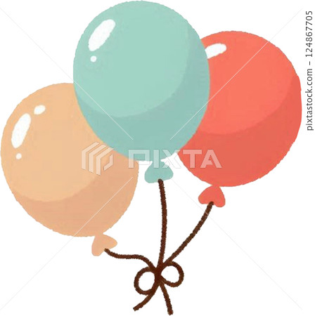 balloons with helium balloon balloons with helium balloon 124867705