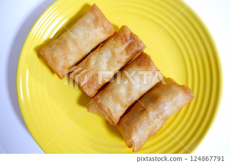 Fried spring roll 124867791