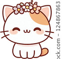 cute cat 124867863