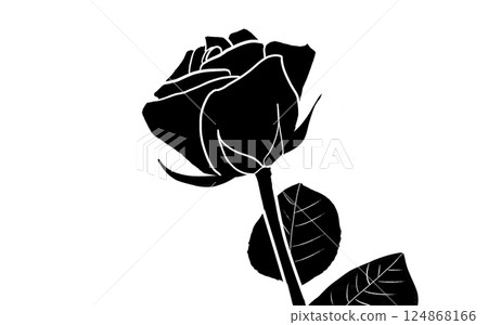 One wheel of rose 124868166