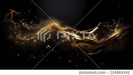 金色塵埃飄揚 金色塵埃飄揚 124868342